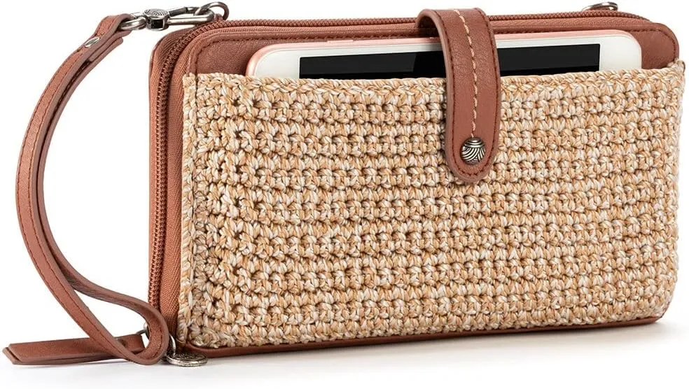 The Sak Iris Smartphone Crossbody Purse - Women's Cellphone Bag & Wallet For Everyday - Convertible Wristlet With Zipper