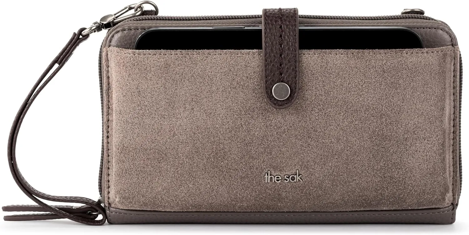 The Sak Iris Smartphone Crossbody Purse - Women's Cellphone Bag & Wallet For Everyday - Convertible Wristlet With Zipper