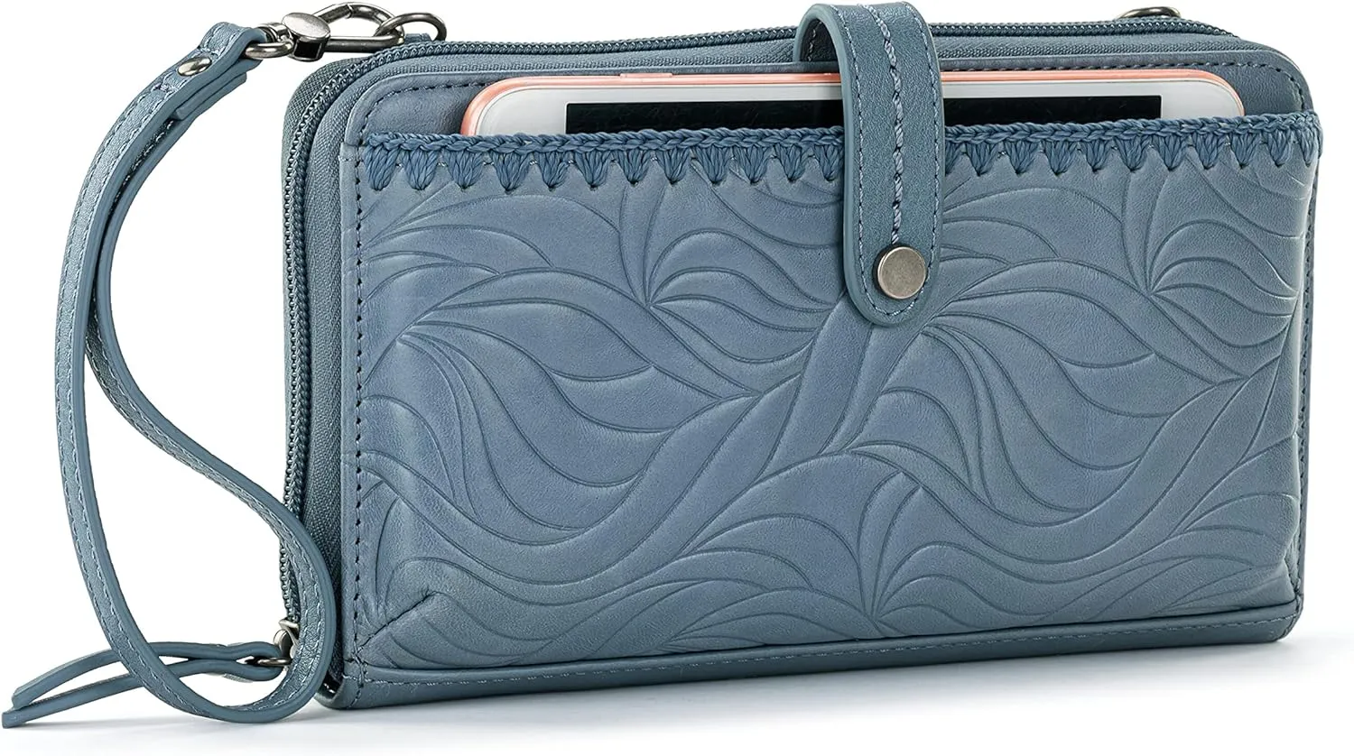 The Sak Iris Smartphone Crossbody Purse - Women's Cellphone Bag & Wallet For Everyday - Convertible Wristlet With Zipper