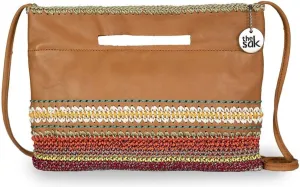 The Sak Linden 3-in-1 Convertible Crossbody Bag in Leather, Adjustable & Removable Straps, Tobacco Seminyak