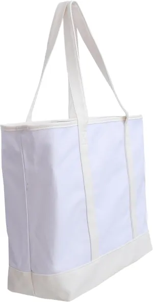 Threadart Extra Large Canvas Tote Bag - 22"x16"x6" - 14 oz Canvas - Shopping, Beach, Getaways, Gifts