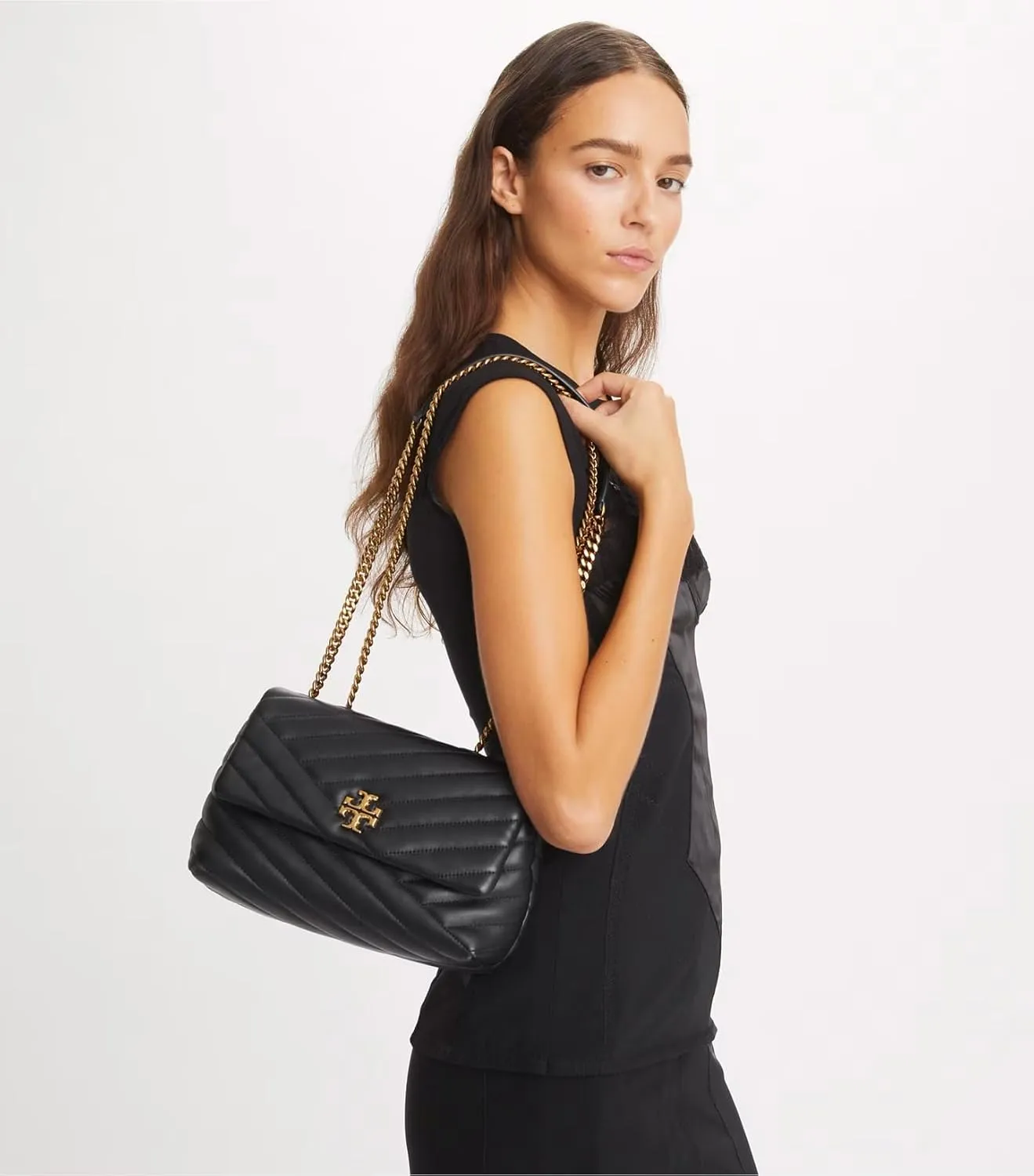 Tory Burch Women's Small Kira Chevron Convertible Shoulder Bag