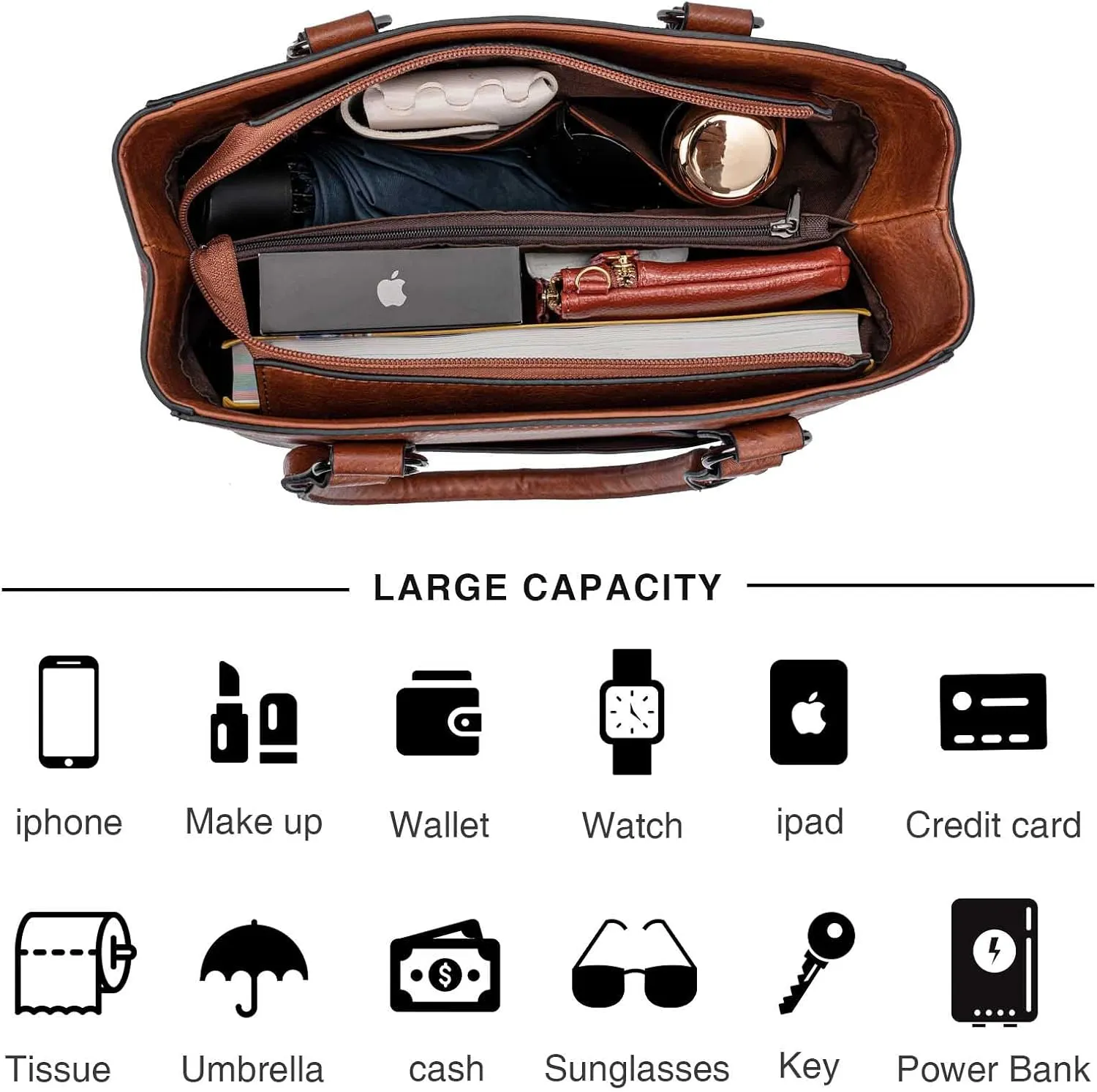 Tote Bag for Women Large Western Purse Ladies Top Handle Shoulder Handbags Vintage Embossed Concho Studs
