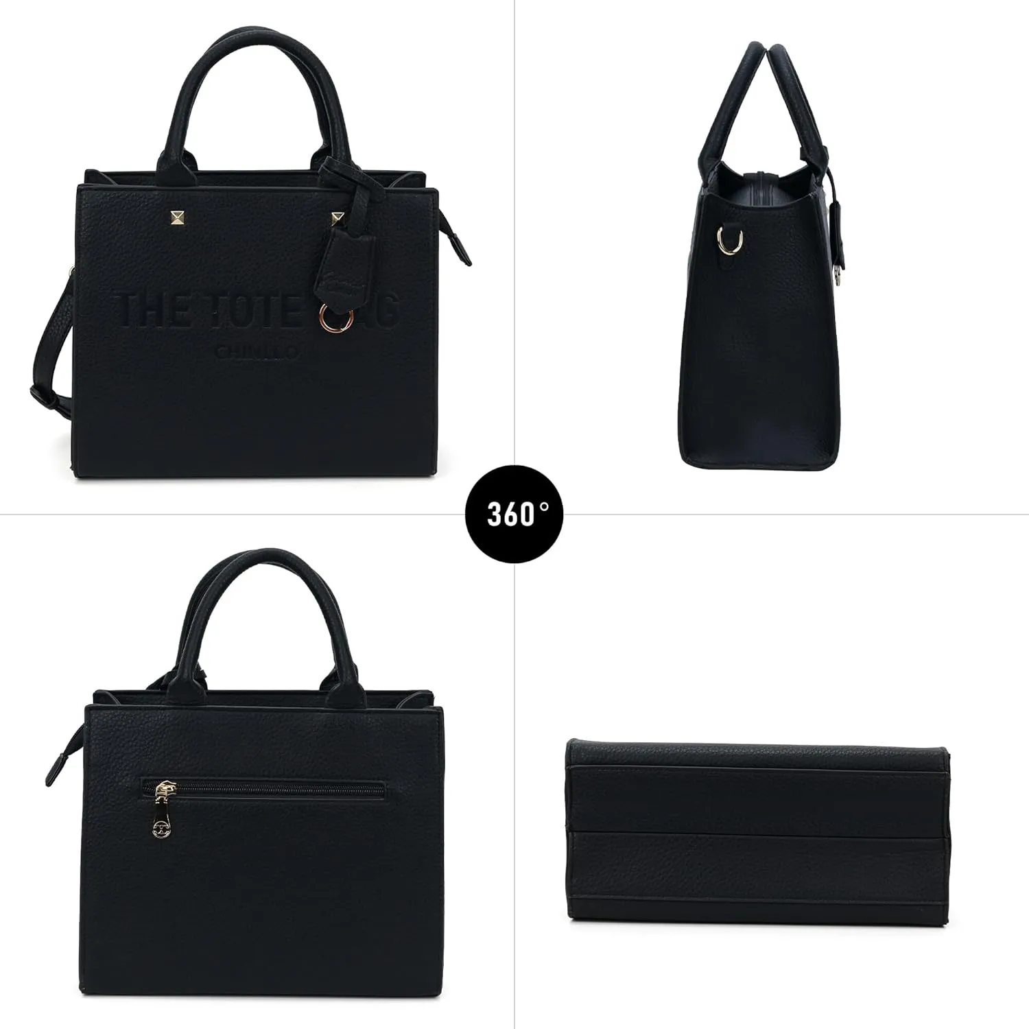Tote Bag for Women, Top Handle Stachel Purse and Handbags with Shoulder Strap