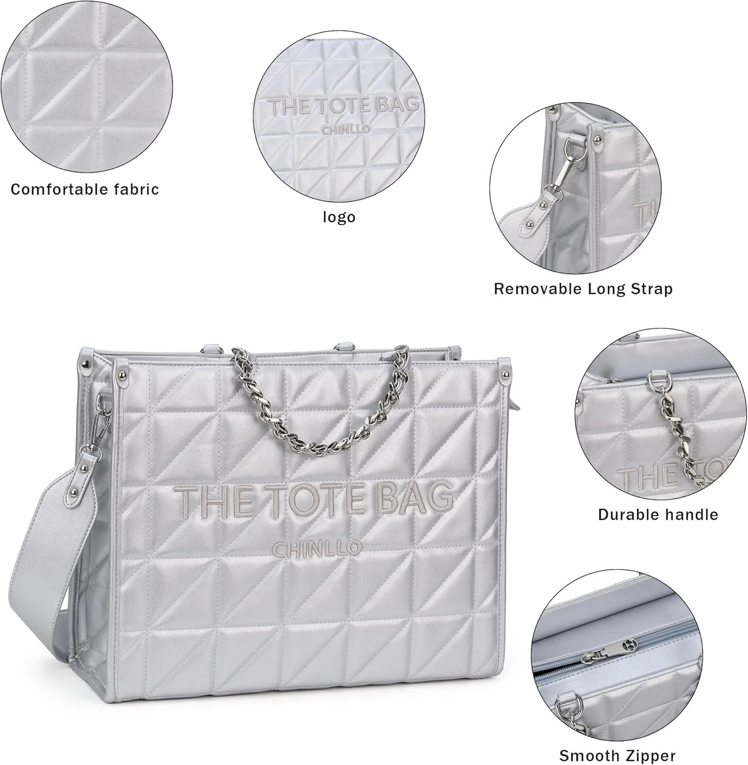 Tote Bag for Women, Top Handle Stachel Purse and Handbags with Shoulder Strap