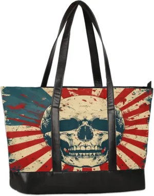 Tote Bag for Women with Zipper, Laptop Tote Bags Laptop Sleeve Case Shoulder Bag