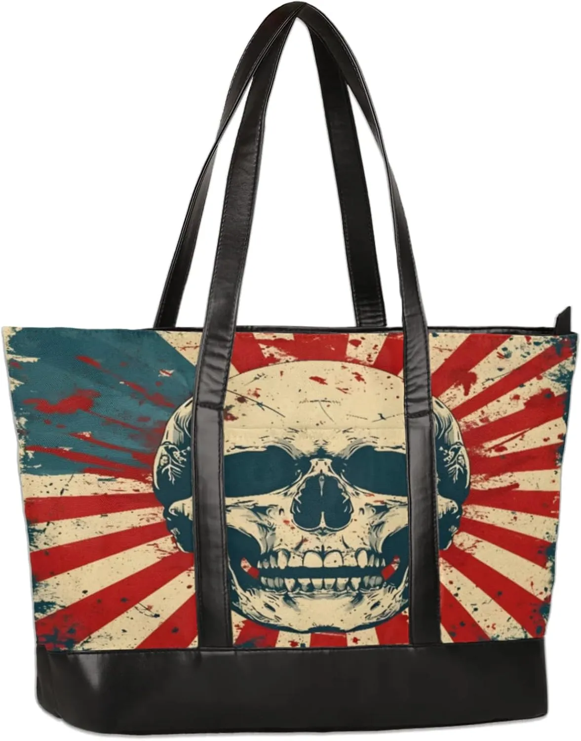 Tote Bag for Women with Zipper, Laptop Tote Bags Laptop Sleeve Case Shoulder Bag