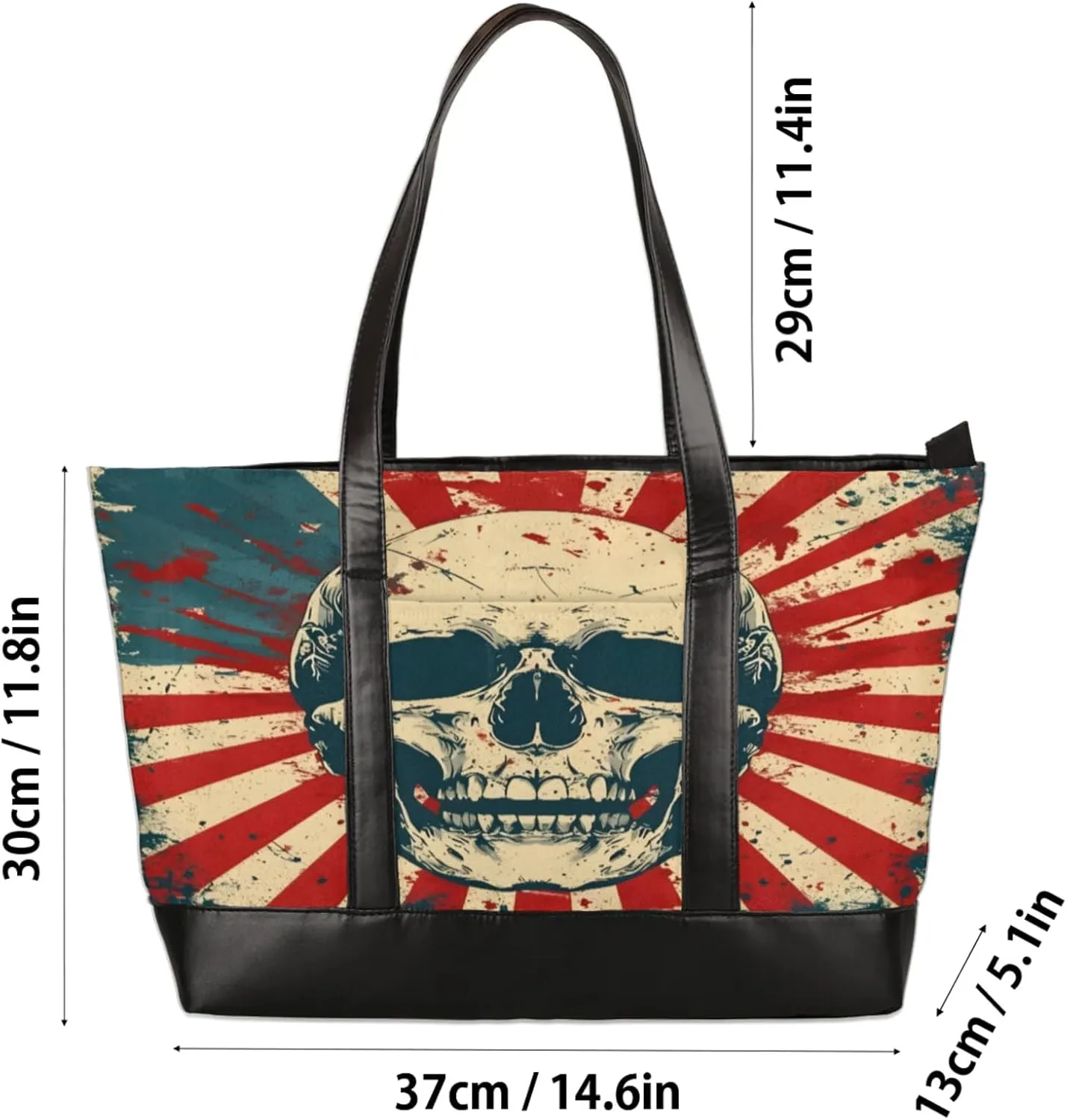 Tote Bag for Women with Zipper, Laptop Tote Bags Laptop Sleeve Case Shoulder Bag
