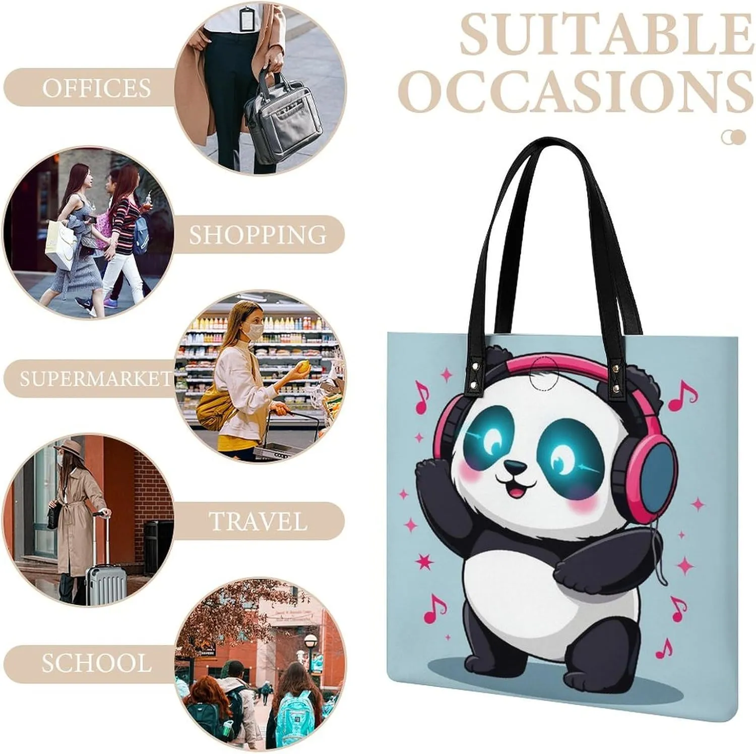 Tote Bags Pu Leather Purses and Handbags for Women Ladies Shoulder Bags