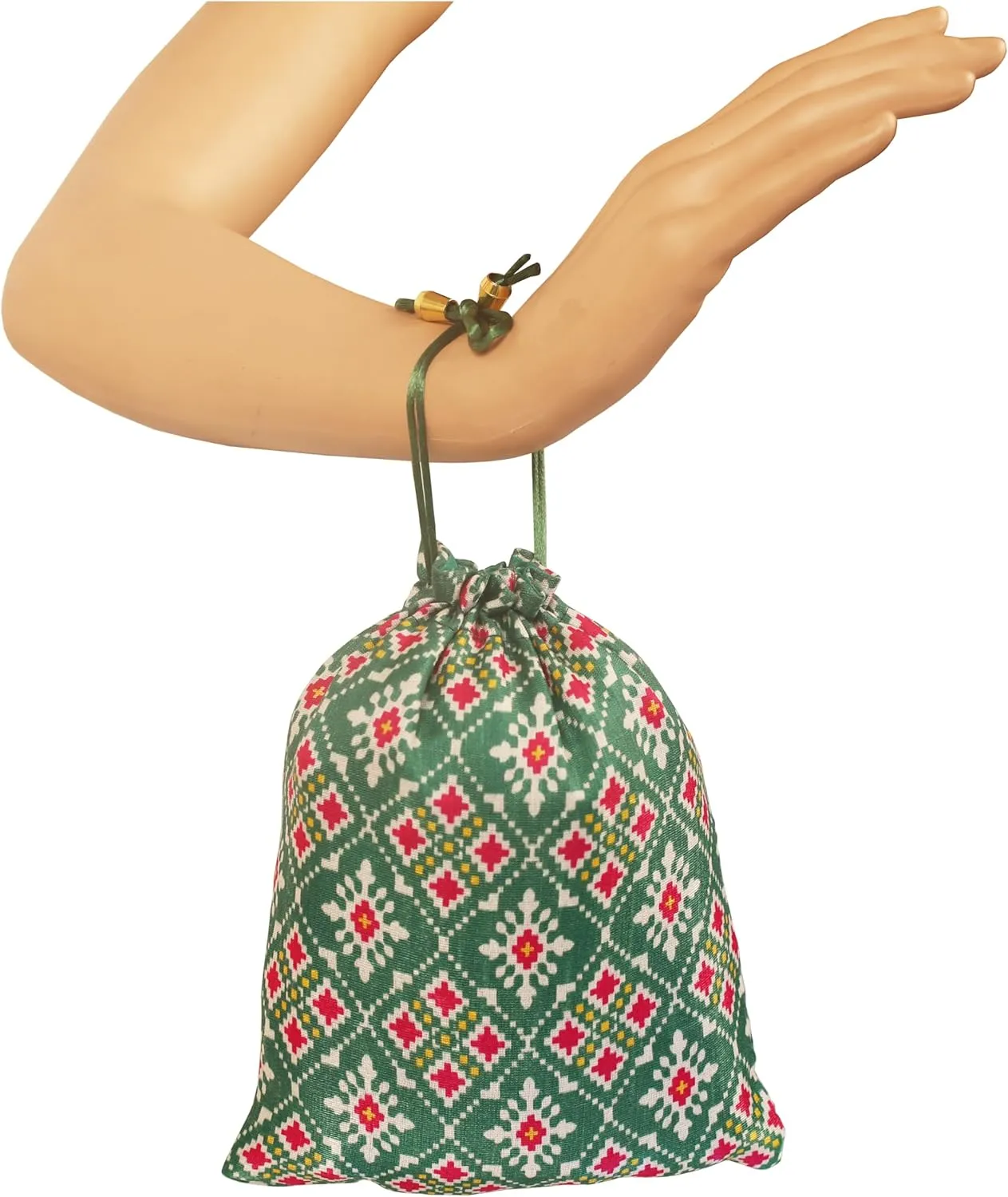 Touchstone Drawstring Bags Traditional Indian Handcrafted Fabric Perfect for Gifts Jewelry Weddings Pouches Purses Potli