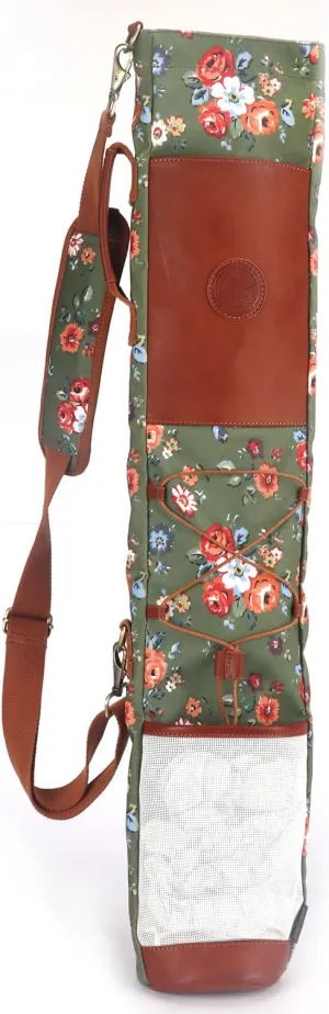 TOURBON Canvas Golf Bag for Women Driving Range Travel Course Club Carry Case