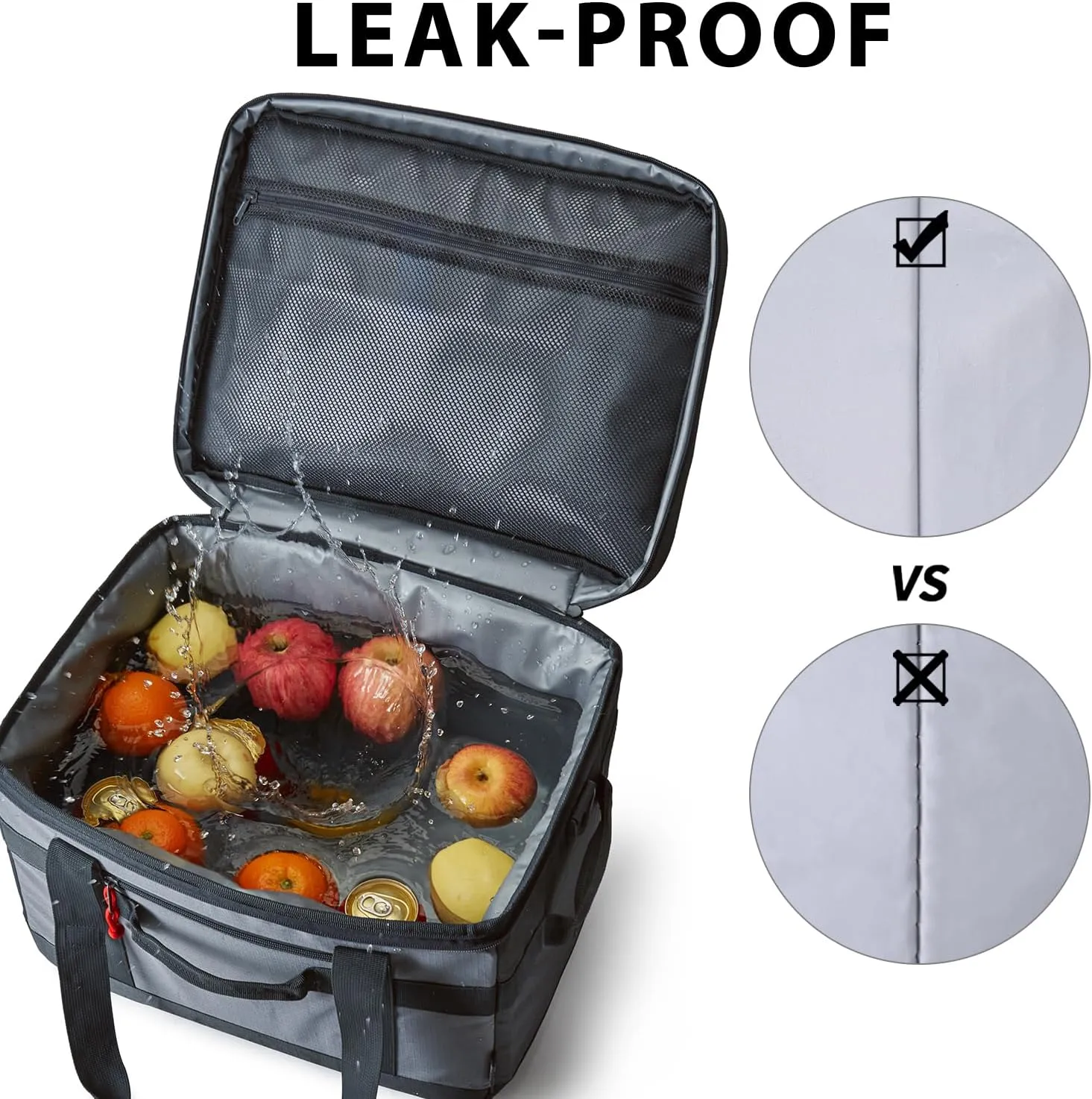 TOURIT Cooler Bag 48/60 Cans Insulated Soft Cooler Large Collapsible Cooler Bag 32/40L Lunch Coolers for Picnic, Beach, Work, Trip
