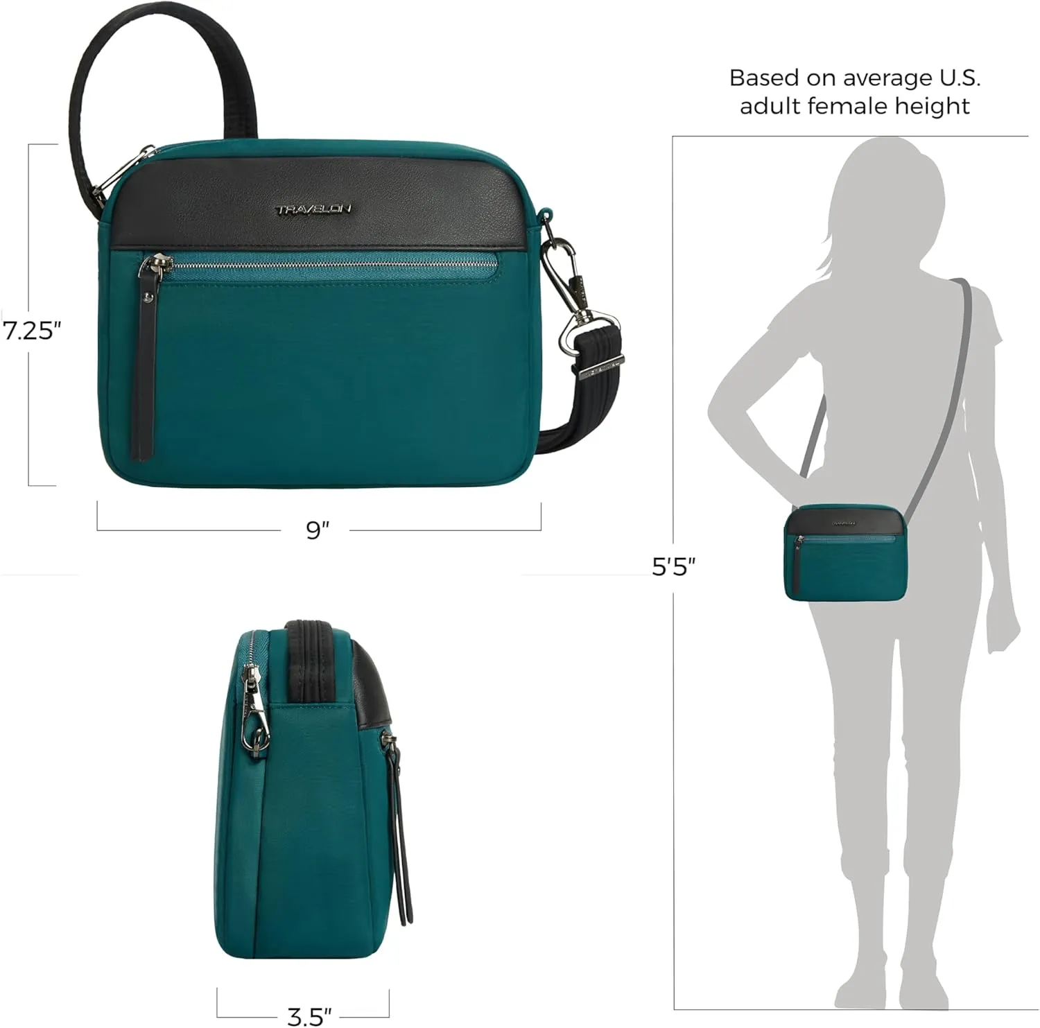 Travelon Anti-Theft Addison Small Crossbody