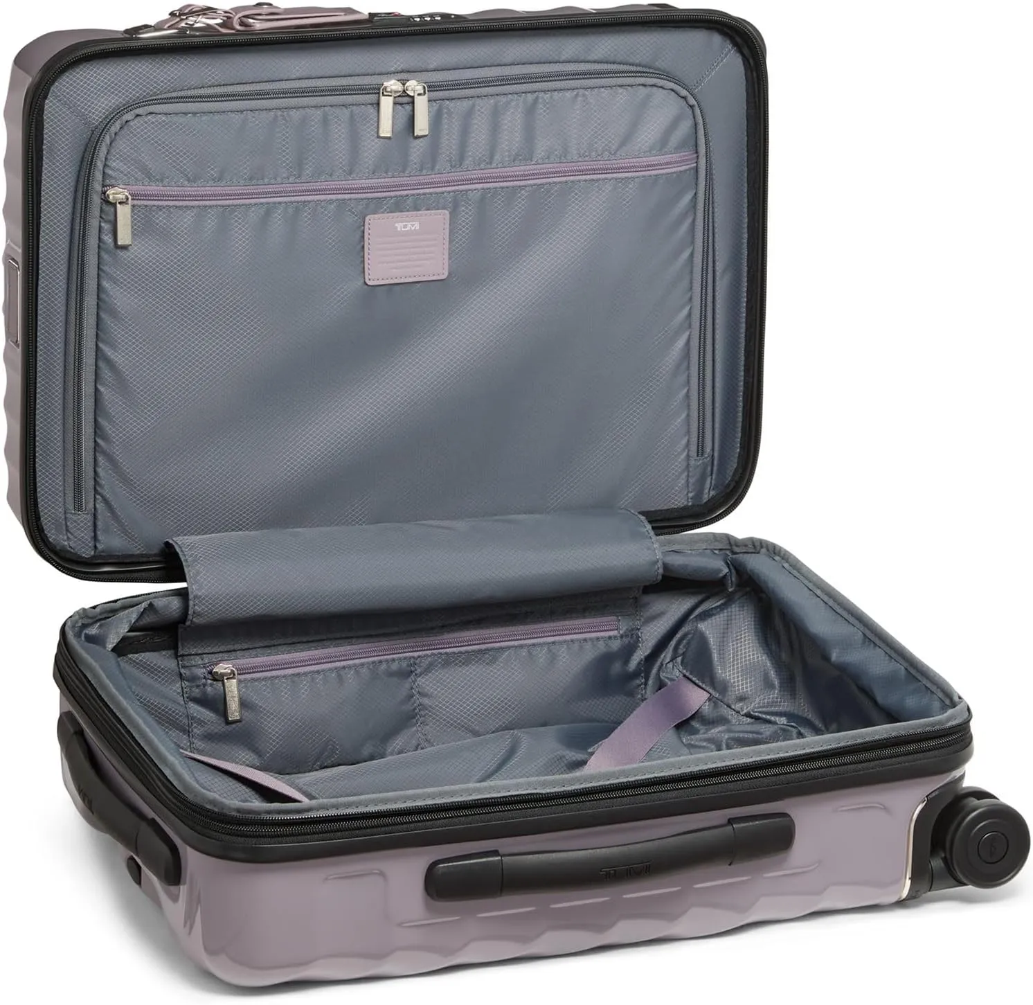 TUMI - 19 Degree International Expandable 4 Wheeled Carry-On - Hard Shell Suitcase - 21.8" X 14.0" X 9.0" - Lavender