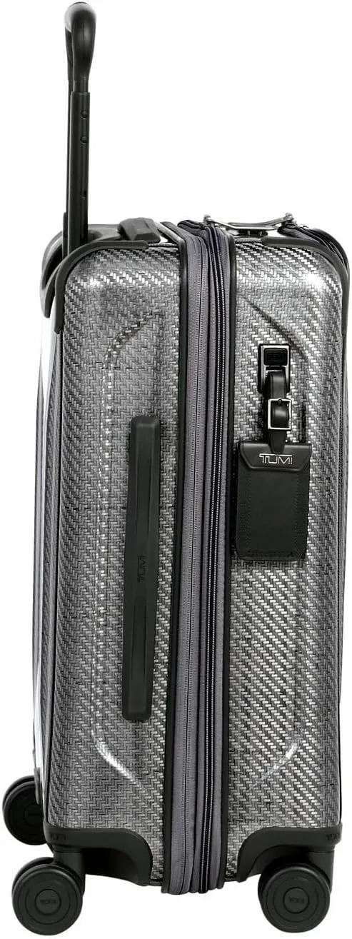 TUMI - Tegra-Lite Continental Front Pocket Expandable 4 Wheeled Carry-On - Hard Shell Suitcase for Travel - With USB-C Port - T-Graphite