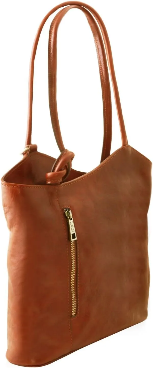 Tuscany Leather Patty - Leather convertible bag - TL141497 (Honey)