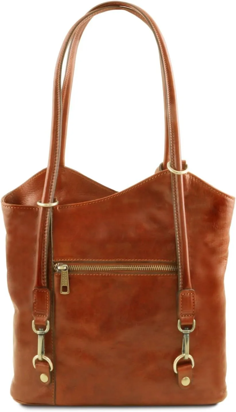 Tuscany Leather Patty - Leather convertible bag - TL141497 (Honey)
