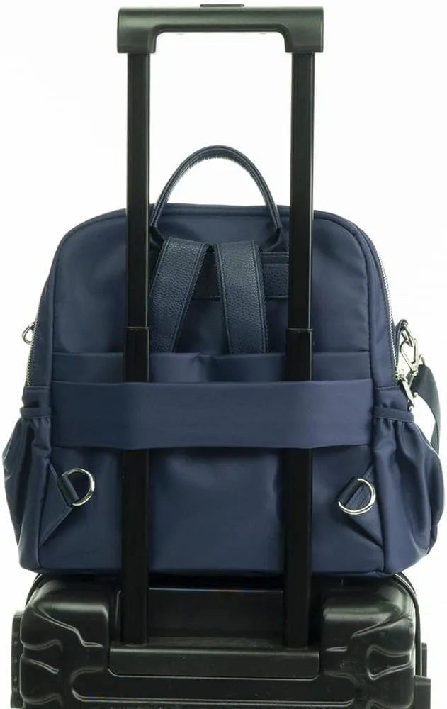 V-Style Convertible Backpack Purse (Blue)