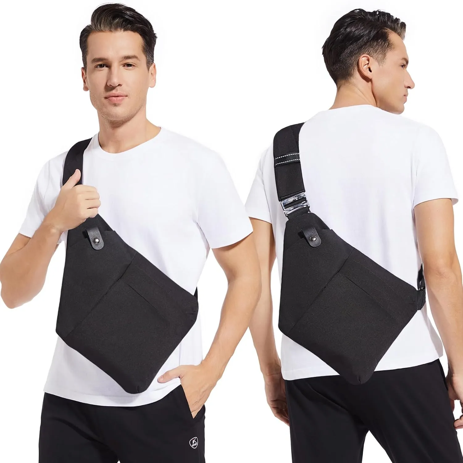VADOO Sling Bag - Anti-theft Crossbody Shoulder Bag for Men and Women
