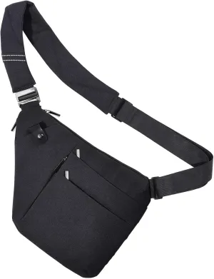 VADOO Sling Bag - Anti-theft Crossbody Shoulder Bag for Men and Women