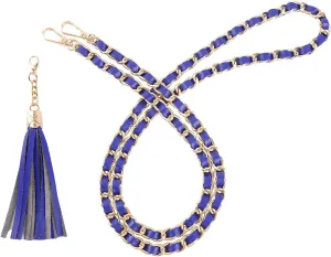 VanEnjoy Purse Chain Strap with Tassel - Microfiber Leather - Replacement for Shoulder Straps for Handbag -47”