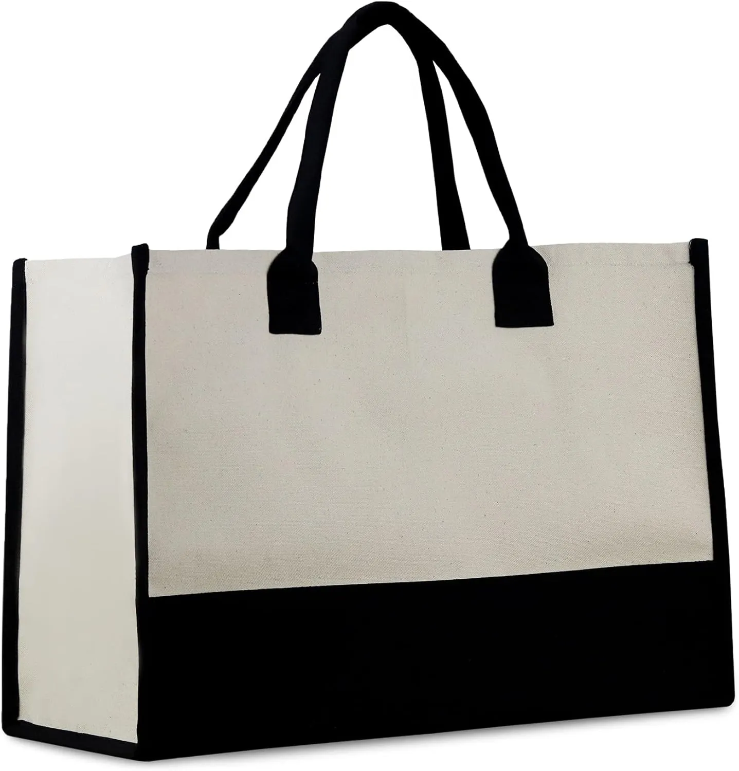 VANESSA ROSELLA Premium Quality Personalized 100% Cotton Canvas Chic Tote Bag