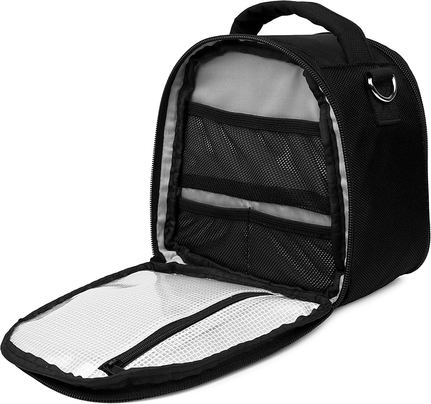 Vangoddy Laurel Onyx Black Camera Carrying Case Bag for Canon EOS, RP, R, Rebel DSLR, Full Frame, & Mirrorless Cameras