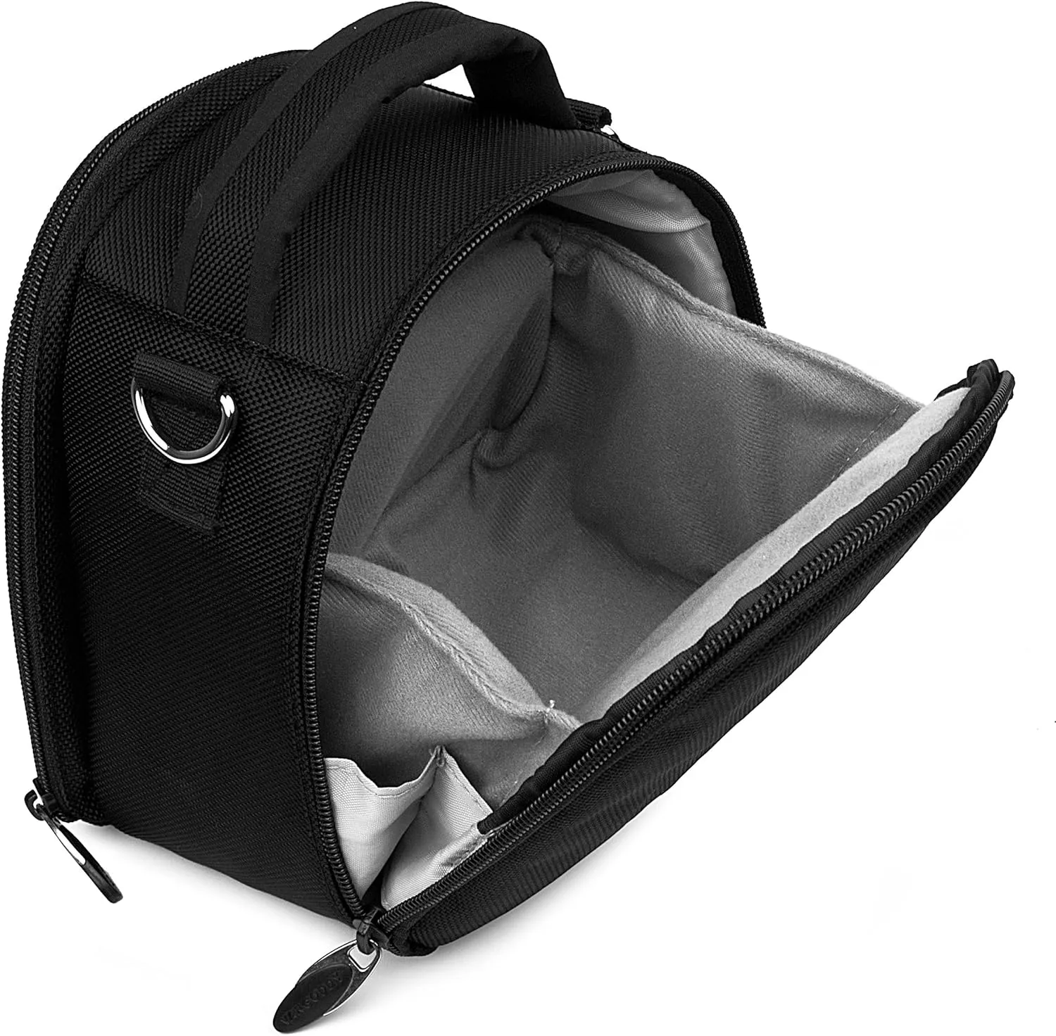 Vangoddy Laurel Onyx Black Camera Carrying Case Bag for Canon EOS, RP, R, Rebel DSLR, Full Frame, & Mirrorless Cameras