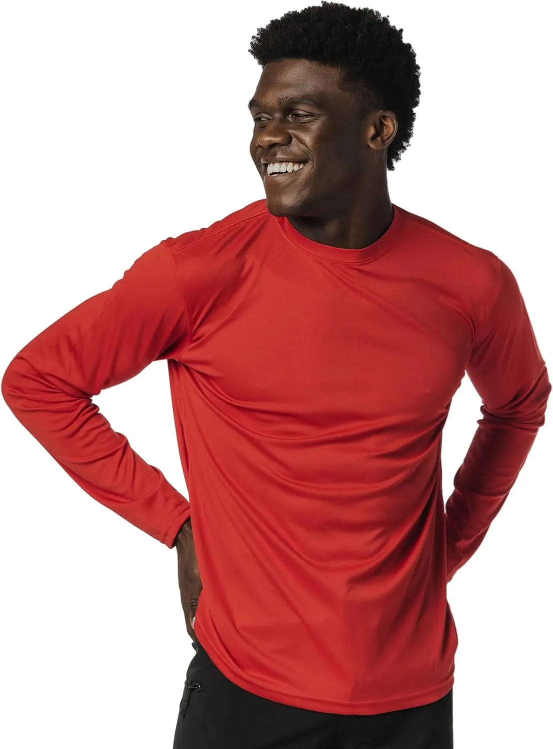 Vapor Apparel Men's Outdoor UPF 50  Long Sleeve T-Shirt, UV Sun Protection for Fishing, Running, Hiking, Swimming