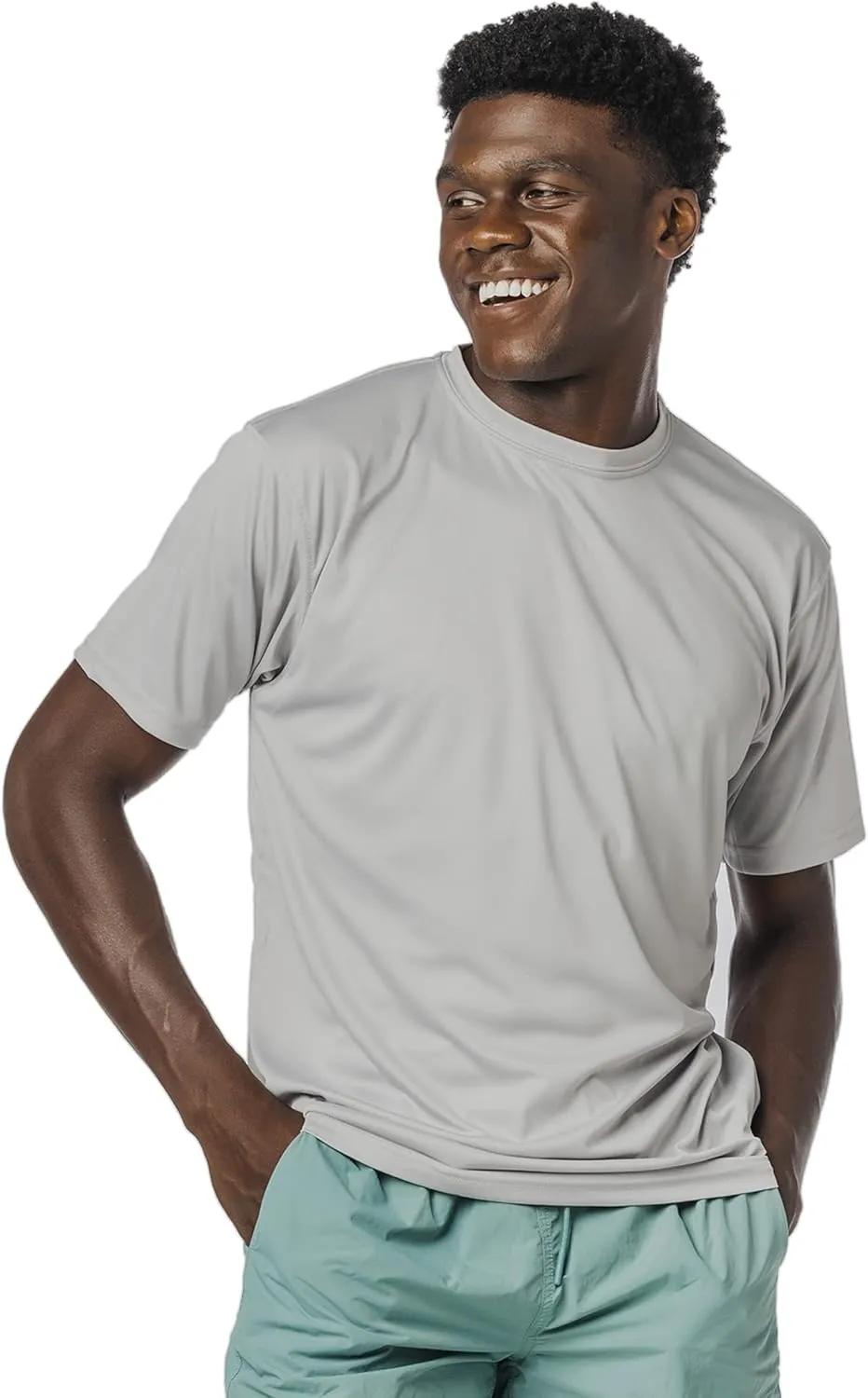 Vapor Apparel Men’s UPF 50  UV Sun Protection Short Sleeve Performance T-Shirt for Sports and Outdoor Lifestyle