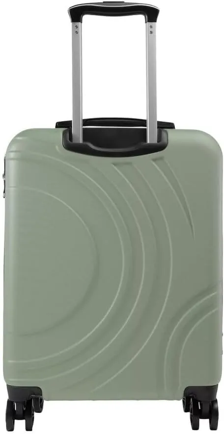 Velocity Suitcase 4 Wheel Luggage Cabin Bags 22x16x8 (55x40x20cm) Suitable for Ryanair, Easyjet, Jet 2 Carry on suitcase (Bodo Green)