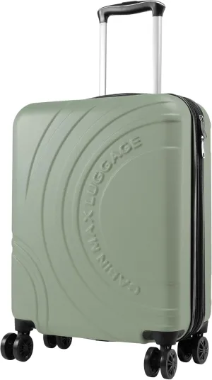 Velocity Suitcase 4 Wheel Luggage Cabin Bags 22x16x8 (55x40x20cm) Suitable for Ryanair, Easyjet, Jet 2 Carry on suitcase (Bodo Green)