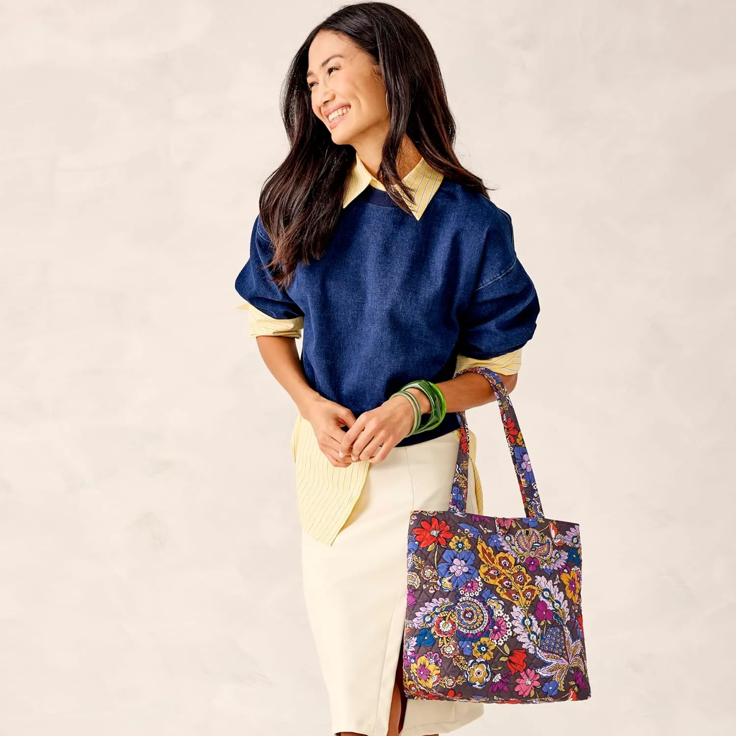 Vera Bradley Premium Cotton Small Original Tote