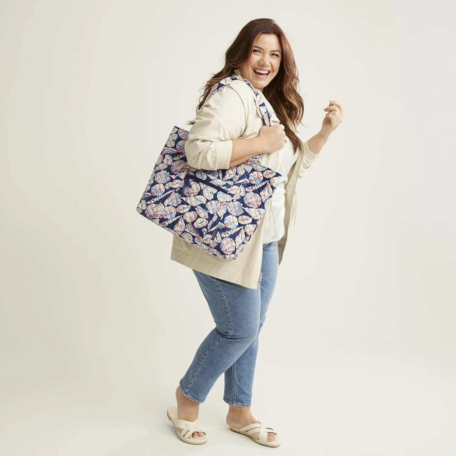 Vera Bradley Women's Cotton Vera Tote Bag