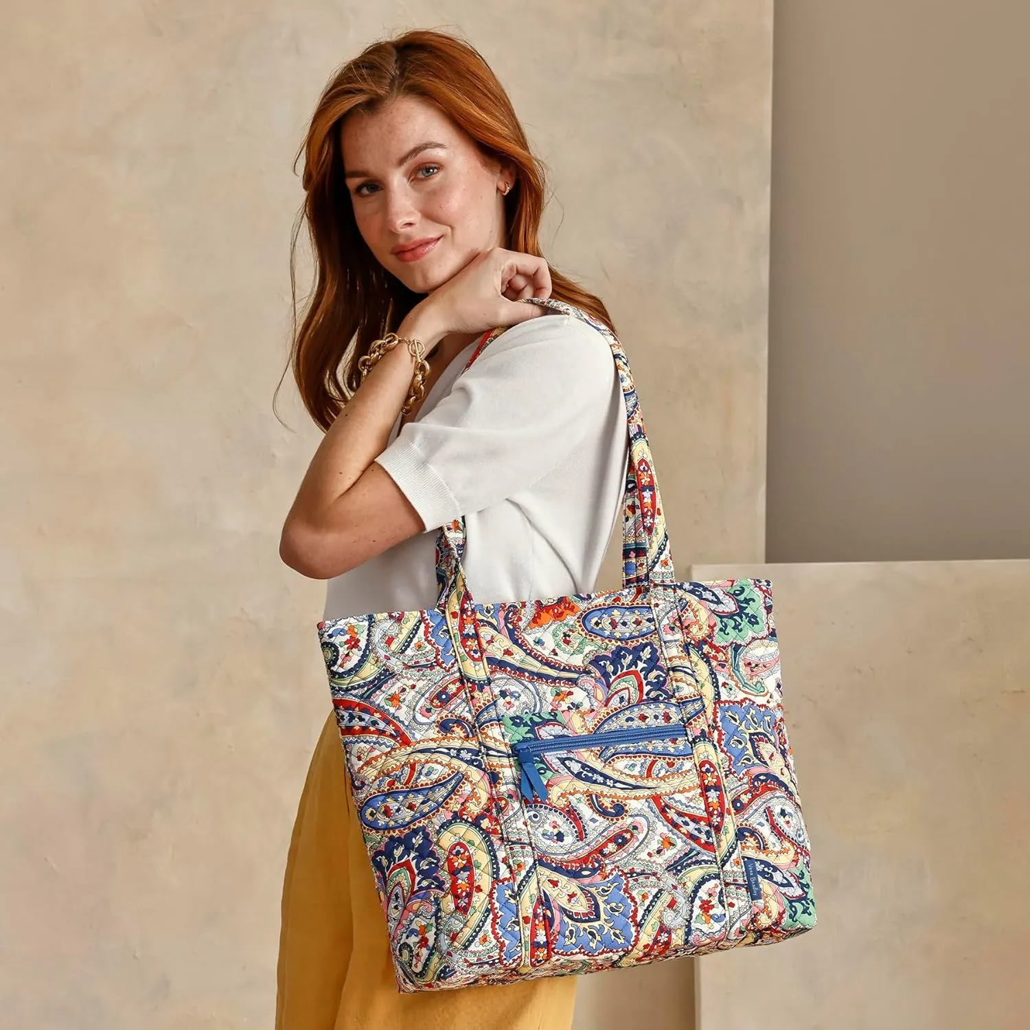 Vera Bradley Women's Cotton Vera Tote Bag