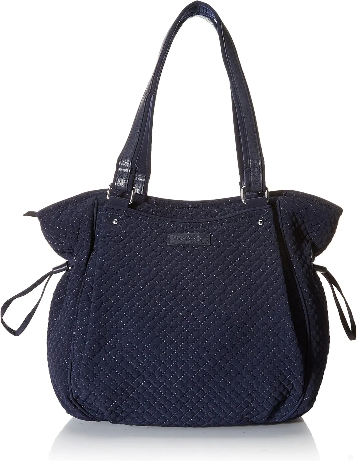 Vera Bradley Women's Microfiber Glenna Satchel Purse, Navy, One Size