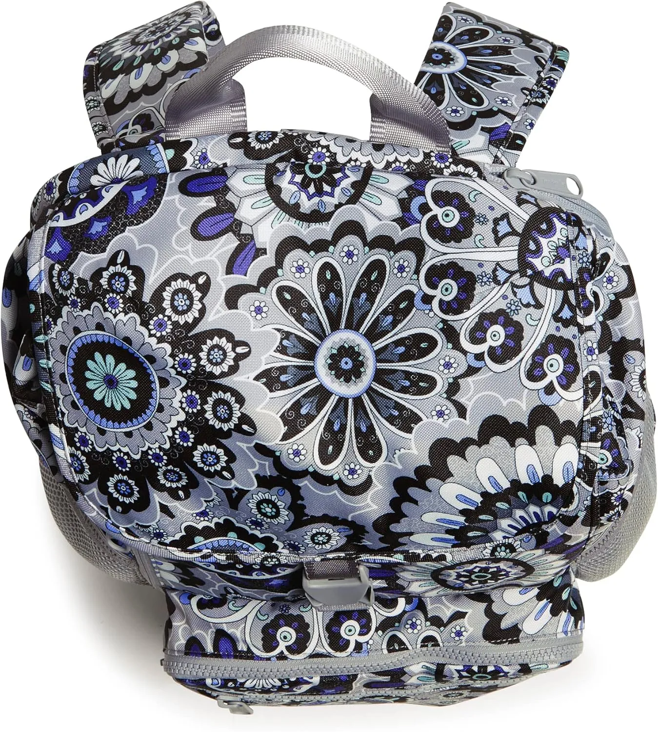 Vera Bradley Women's Recycled Lighten Up Reactive Daytripper Backpack, Tranquil Medallion, One Size