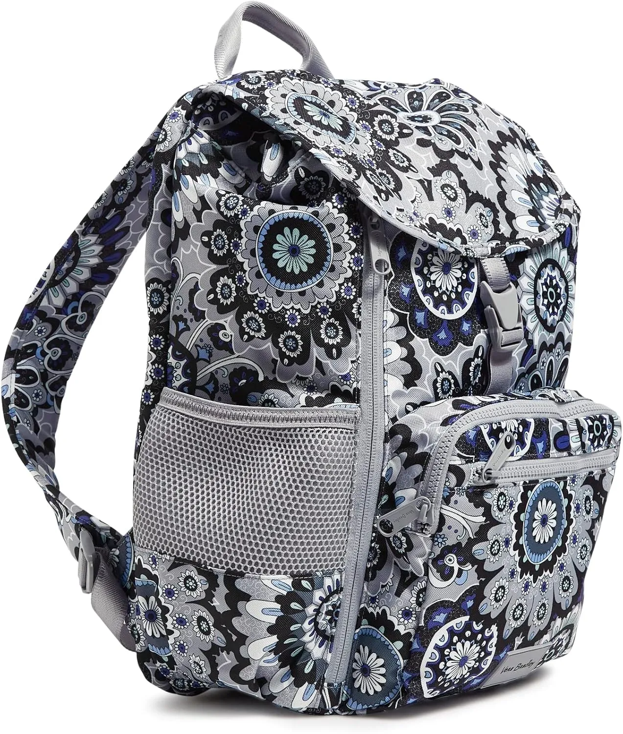 Vera Bradley Women's Recycled Lighten Up Reactive Daytripper Backpack, Tranquil Medallion, One Size