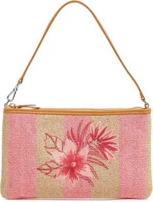 Vera Bradley Women's Straw Convertible Wristlet with RFID Protection