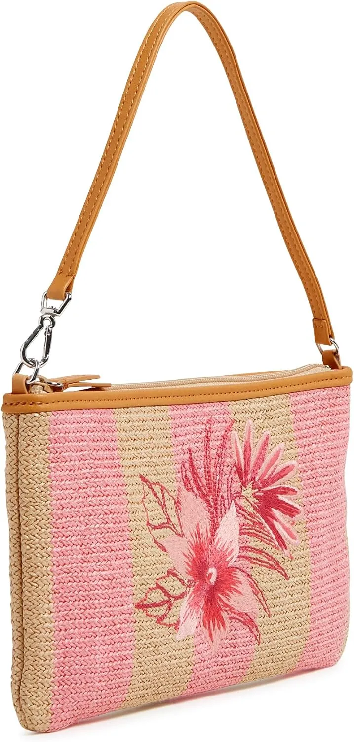 Vera Bradley Women's Straw Convertible Wristlet with RFID Protection