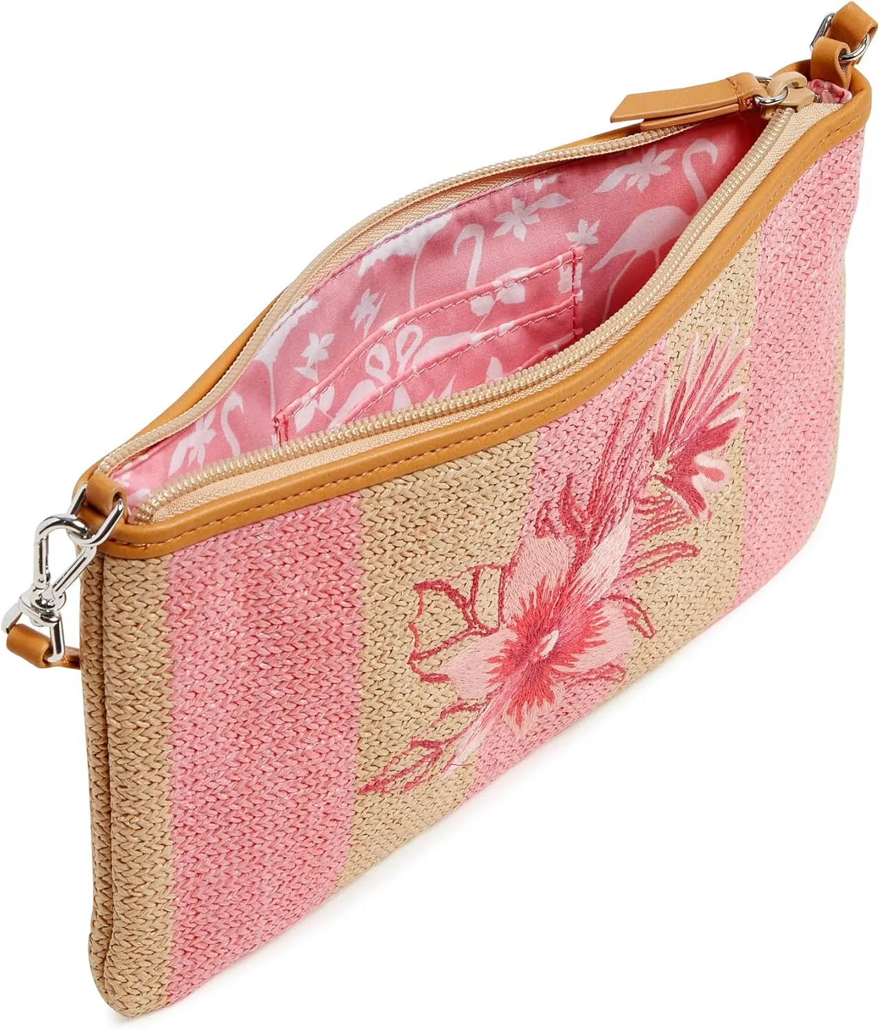 Vera Bradley Women's Straw Convertible Wristlet with RFID Protection
