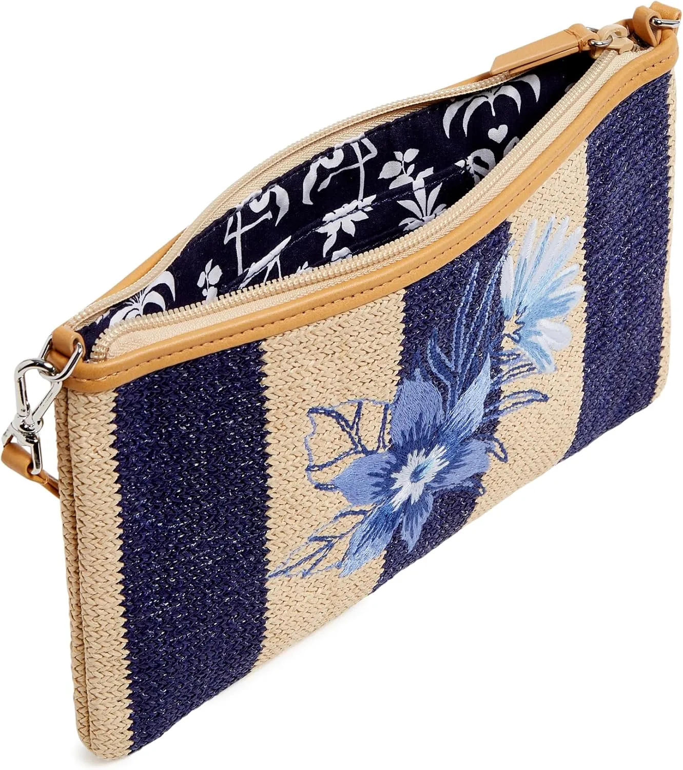Vera Bradley Women's Straw Convertible Wristlet with RFID Protection