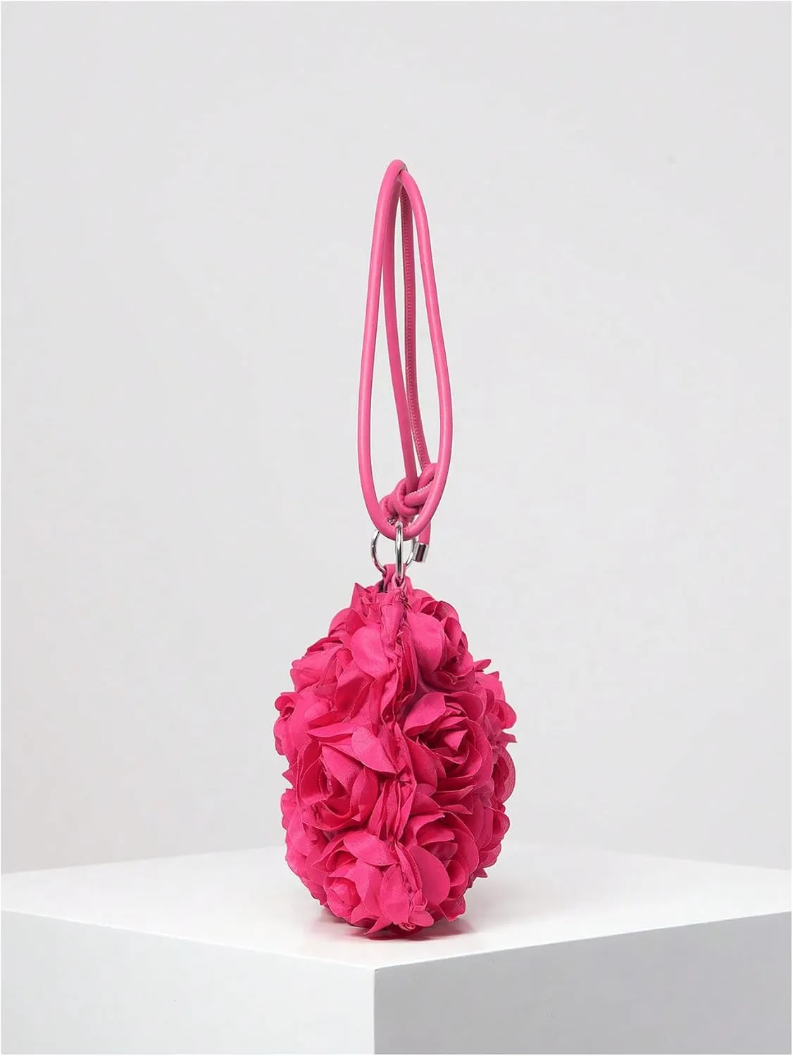 Verdusa Women's 3D Flower Floral Evening Handbag Shoulder Hobo Bag Party Clutch Purse