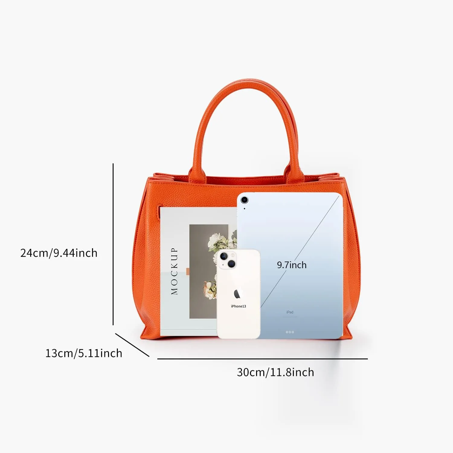 VICTORIA HYDE Tote Bag for Women Large PU Leather Shopper Handbags Vegan Travel Shoulder Bags for Women and Mom Best Gift