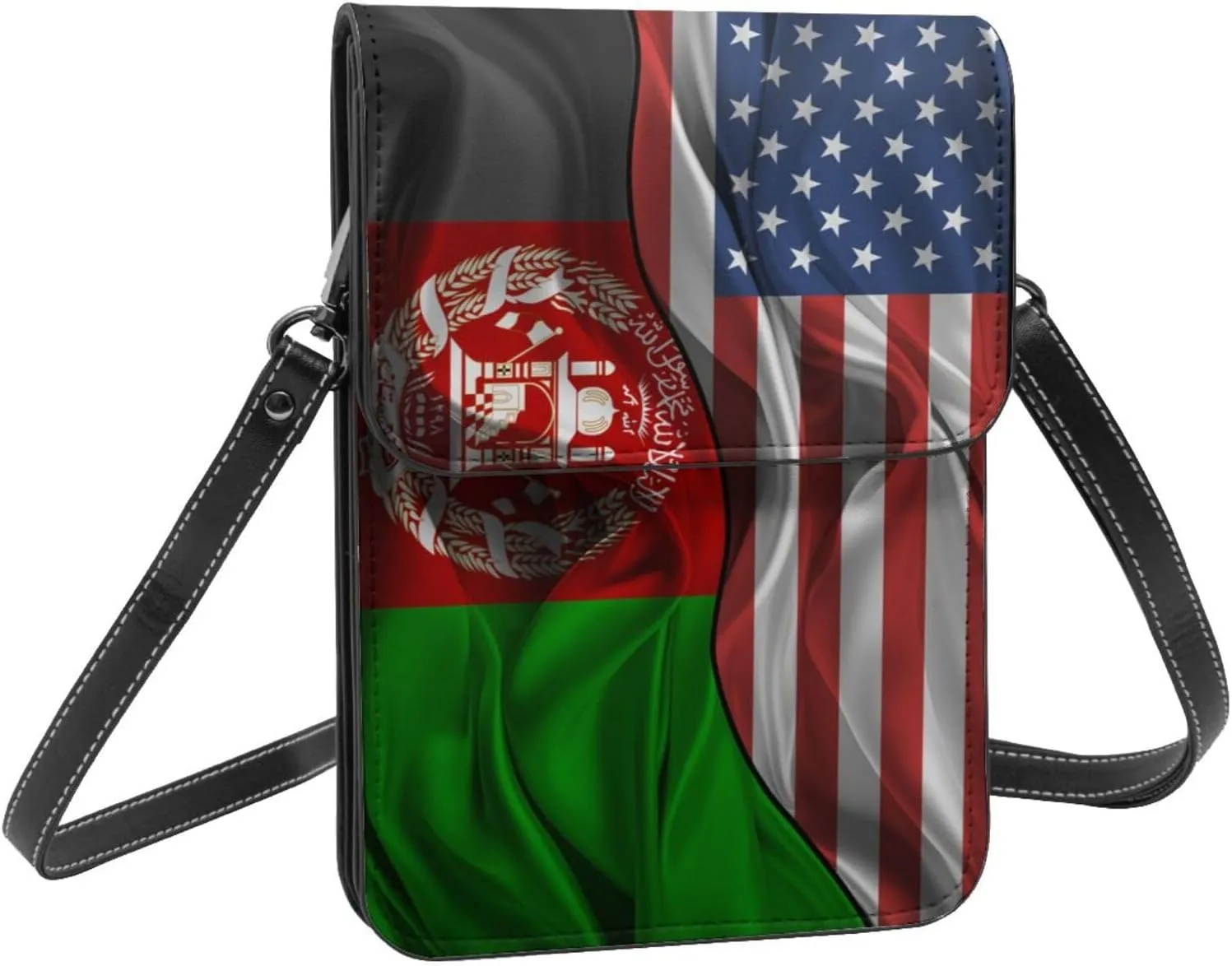 Vintage America Argentina Argentinean Silk Flag Small Crossbody Purse Cell Phone Bag for Women