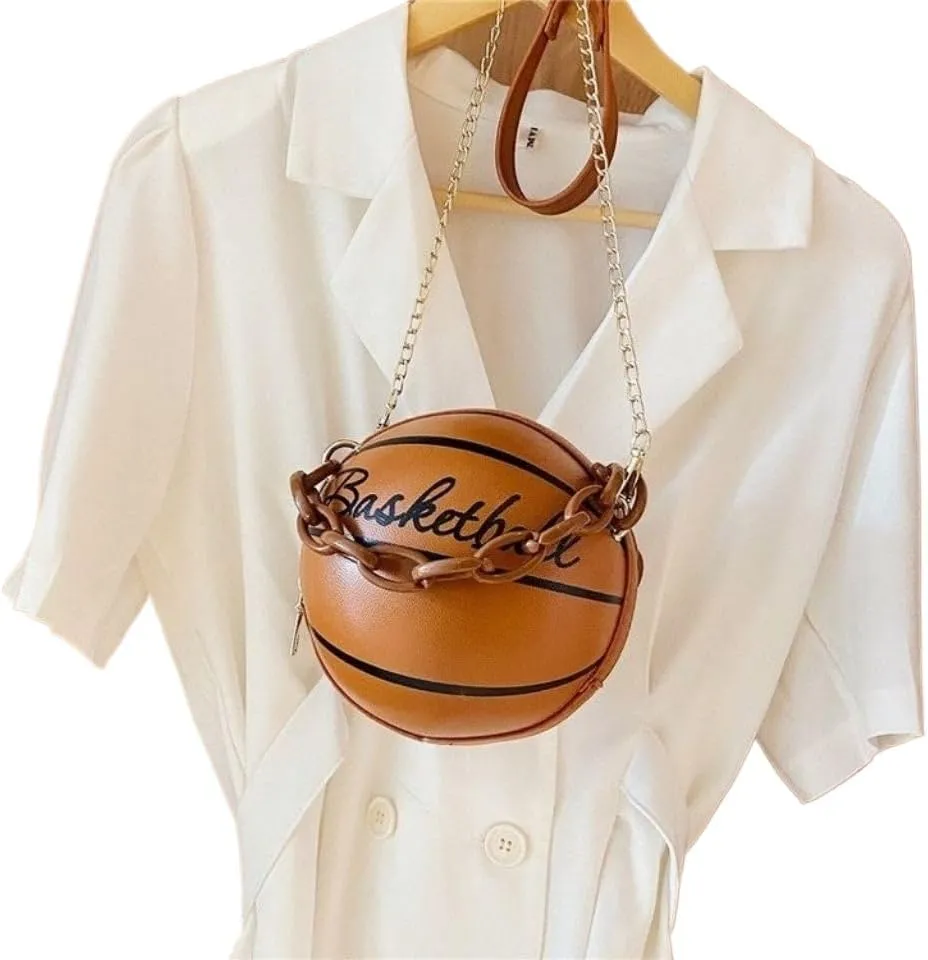 Viral Rugby Ball-Shaped Crossbody Bag for Women | Trendy Contrast Panel Shoulder Purse with Detachable Strap | Compact