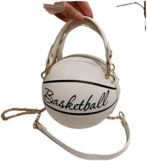 Viral Rugby Ball-Shaped Crossbody Bag for Women | Trendy Contrast Panel Shoulder Purse with Detachable Strap | Compact