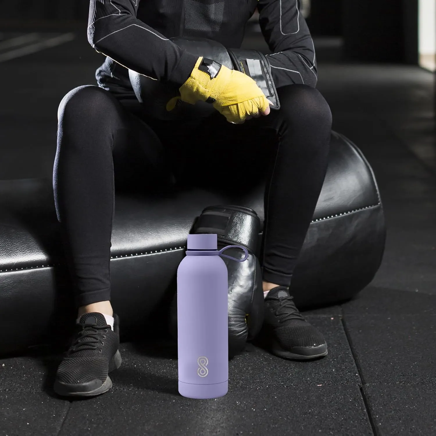 Water Bottle 25 Oz Stainless Steel Double Wall & Vacuum Insulated Sports Water Bottle Keep Cold for Upto 15 Hours and Hot for Upto 12 Hours (Purple)