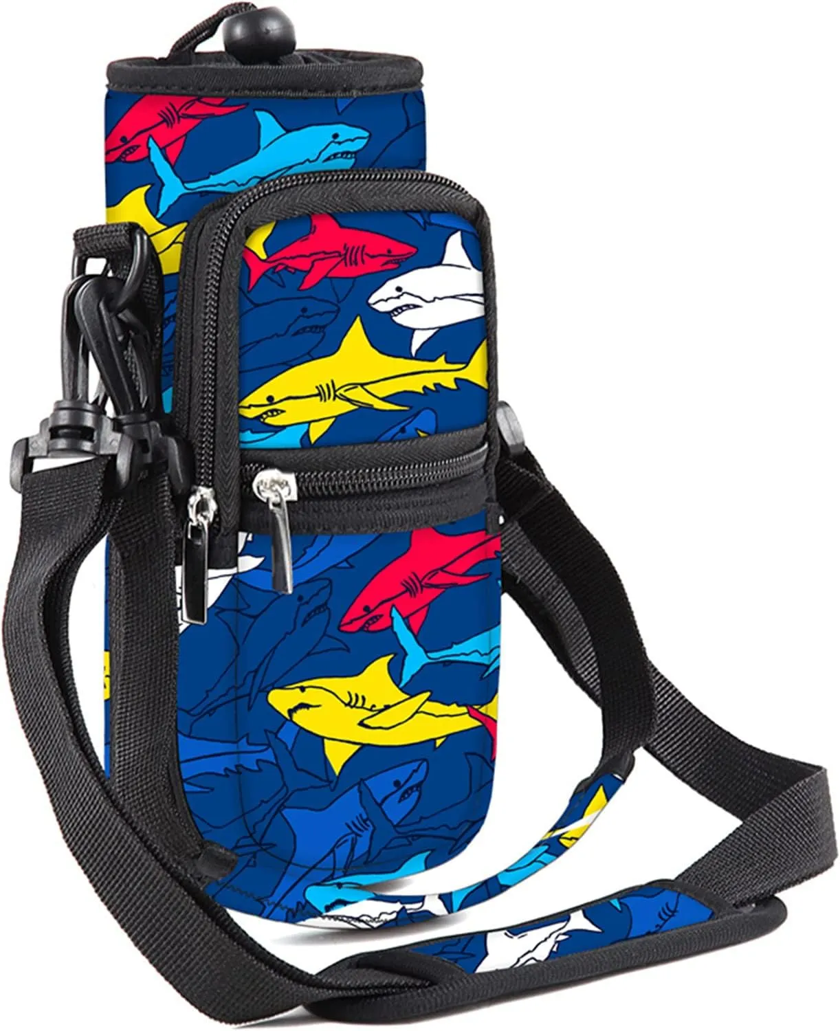 Water Bottle Carrier Bag Holder 25oz 32oz 40oz 64oz Insulated Water Bottle Sling Sleeve Case Cover with Strap Pockets