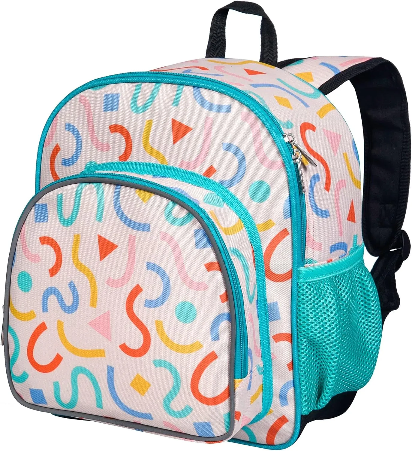 Wildkin 12-inch Kids Backpack – Padded, Adjustable, Ideal for Daycare & Travel (Confetti Peach)